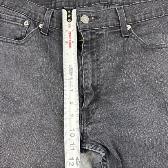 Levis 559 Jeans Mens 36 Relaxed Straight‎ Leg Charcoal Wash Denim Outdoor Casual - Picture 9 of 15